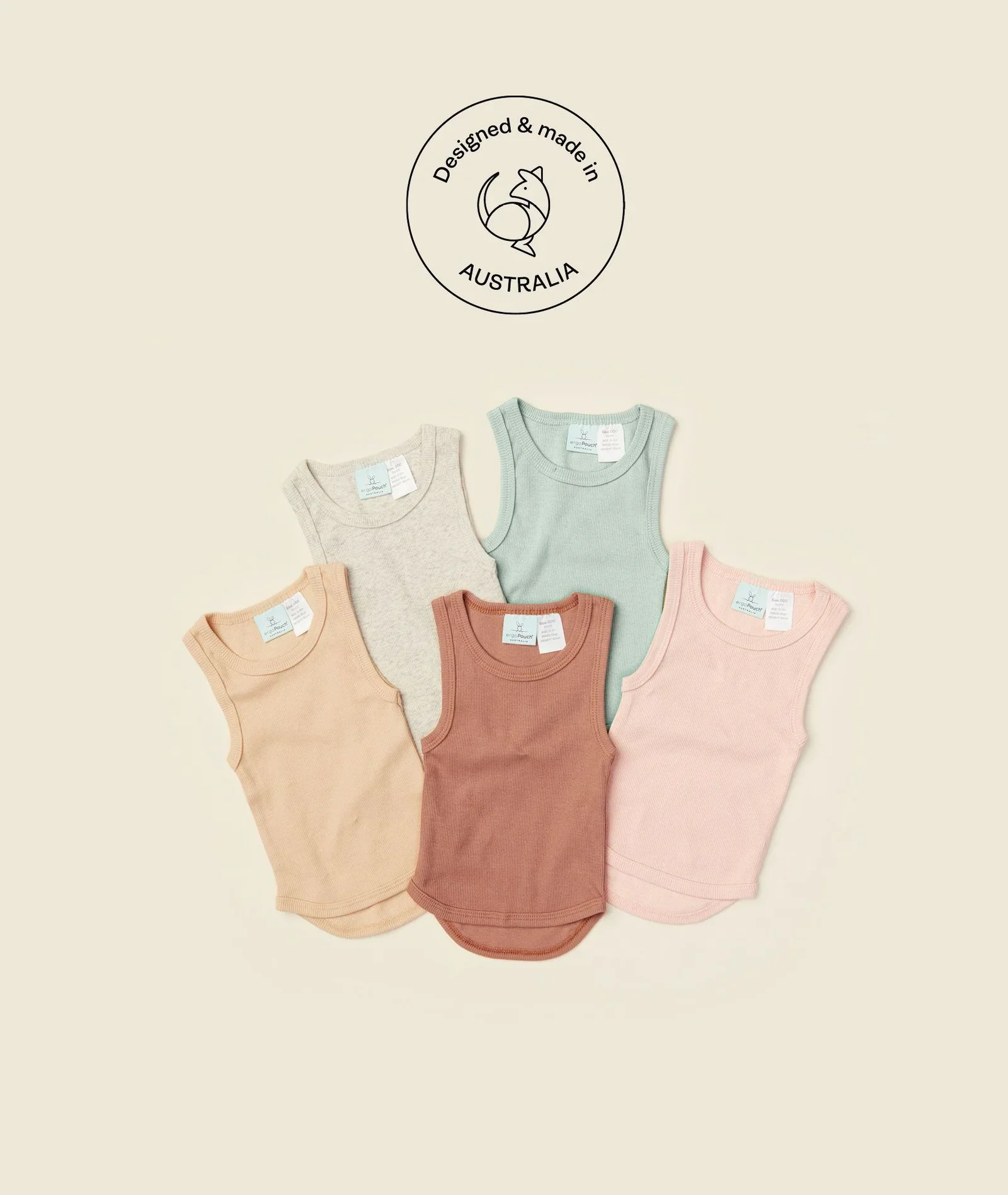 ergoPouch Australia Singlet 0.2 TOG - Chestnut - Image 8