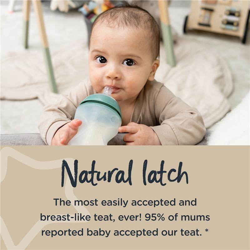 Tommee Tippee Closer to Nature Silicone Bottle 260ml 2 Pack - Image 5